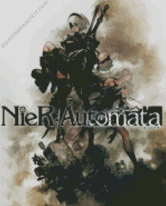 Nier Automata Game Poster Diamond Painting