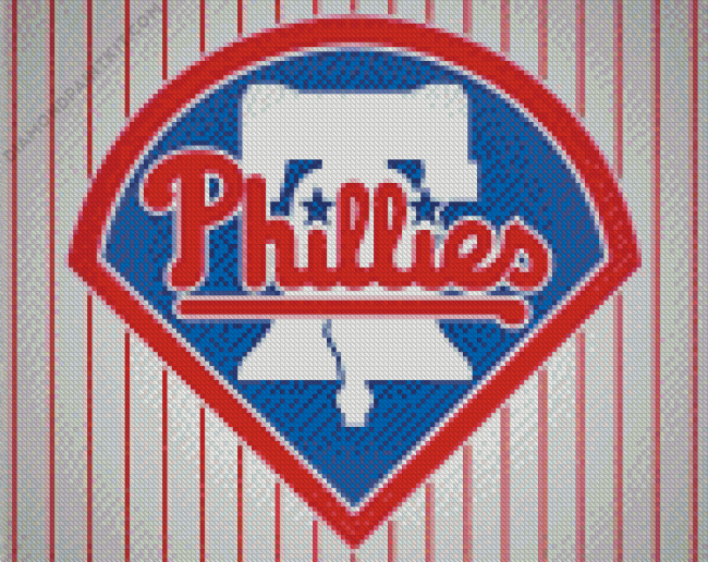 Philadelphia Phillies Baseball Diamond Painting