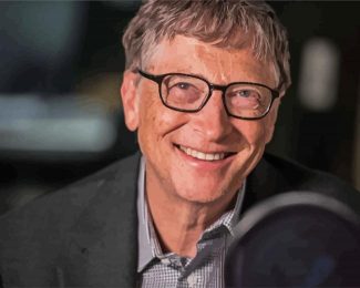 Bill Gates Businessman Diamond Painting