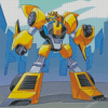 Bumblebee Robot Diamond Painting