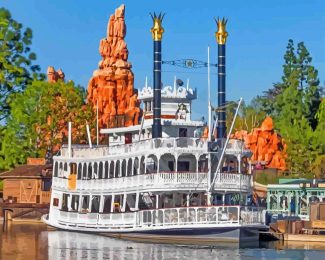 Disneyland Steamboat Diamond Painting