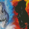 Fire And Ice Horse Diamond Painting