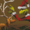 Grinch Max The Dog Diamond Painting