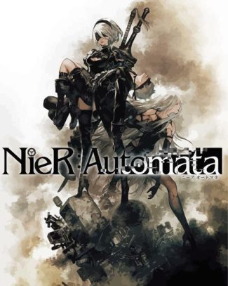 Nier Automata Game Poster Diamond Painting