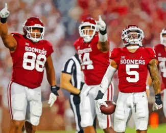 Oklahoma Sooners players Diamond Painting