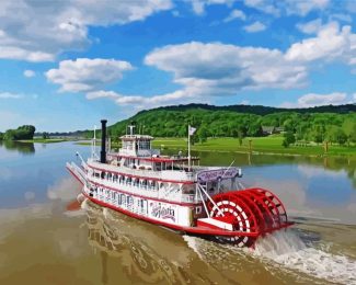 Paddle Wheel Diamond Painting