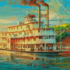 The Steamboat Art Diamond Painting