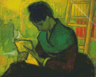 The Novel Reader Diamond Painting