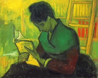 The Novel Reader Diamond Painting