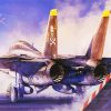 F14 Plane Diamond Painting