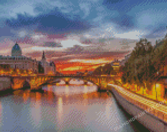 Seine River Paris Diamond Painting