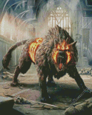 Hellhound Dog Diamond Painting