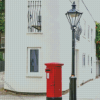 Red Post Box Diamond Painting