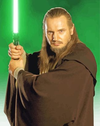 Qui Gon Jinn Diamond Painting