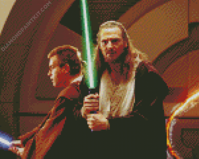 Qui Gon Star Wars Diamond Painting