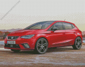 Red Seat Ibiza Diamond Painting