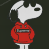 Stylish Supreme Snoopy Diamond Painting