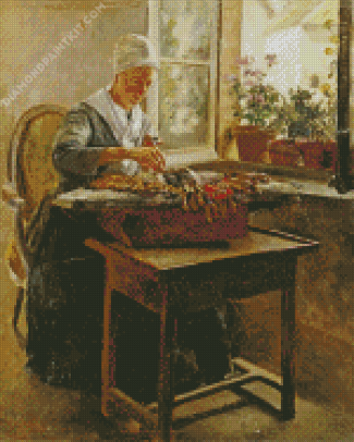 The Lace Maker By George Pauli Diamond Painting