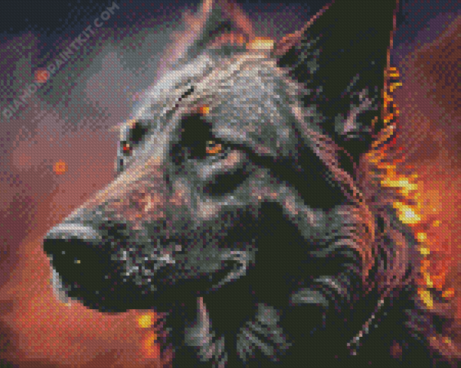 Hellhound Diamond Painting