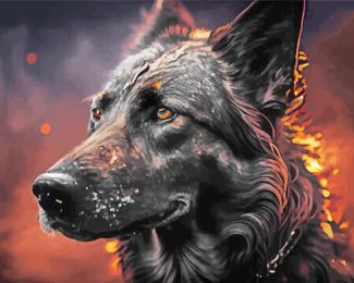 Hellhound Diamond Painting