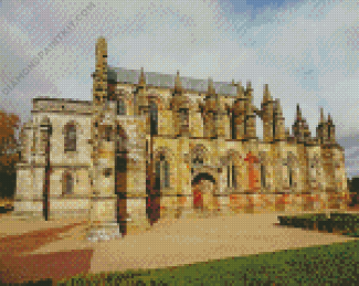 Rosslyn Chapel Scotland Diamond Painting