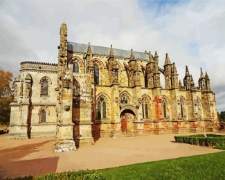 Rosslyn Chapel Scotland Diamond Painting