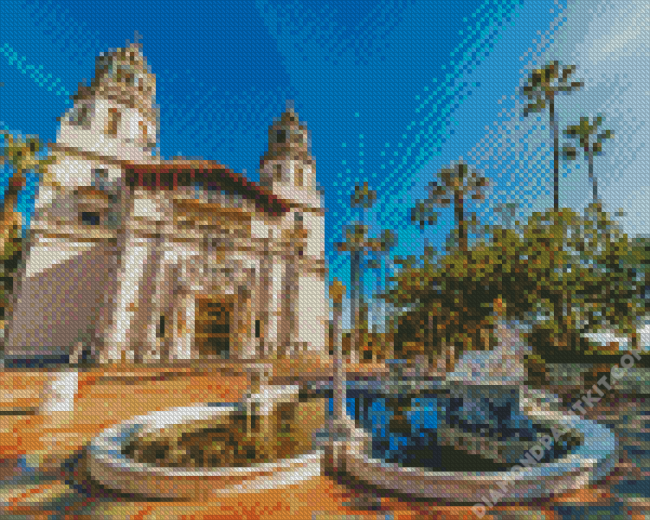 California Hearst Castle Diamond Painting