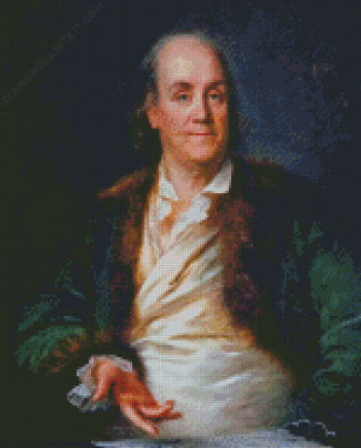 Benjamin Franklin Portrait Diamond Painting