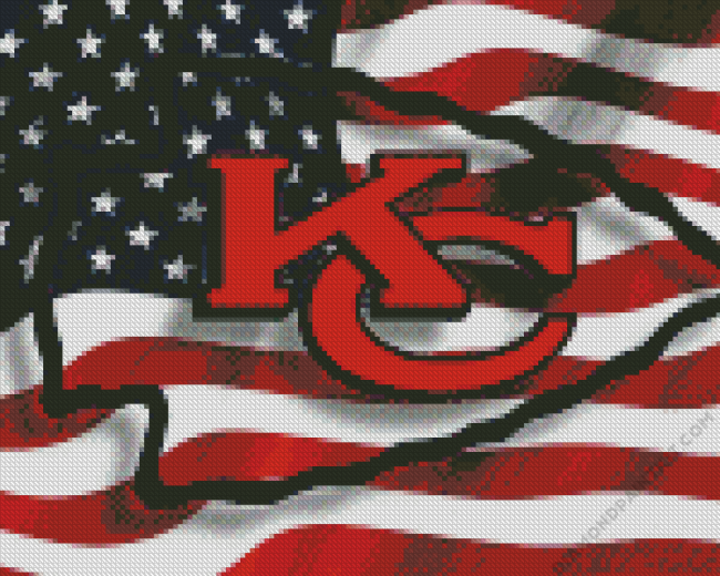 Kc Chiefs Flag Diamond Painting