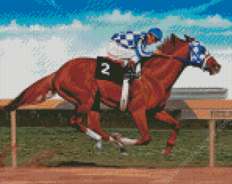 Secretatiat Horse Diamond Painting