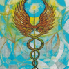 Aesthetic Caduceus Diamond Painting