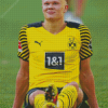 The Footballer Erling Haaland Diamond Painting