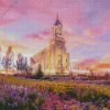 Cedar City Utah Temple Diamond Painting