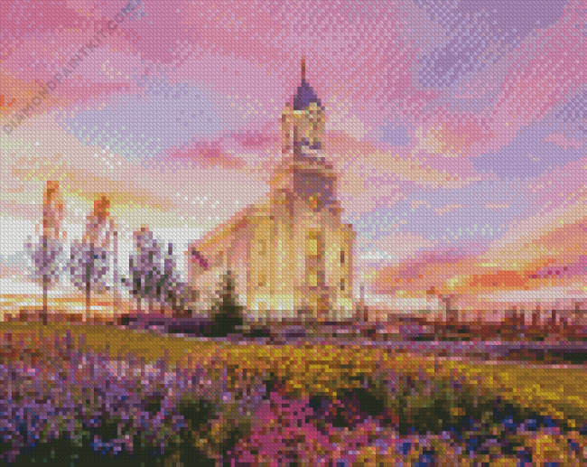 Cedar City Utah Temple Diamond Painting