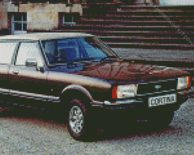 Brown Ford Cortina Car Diamond Painting