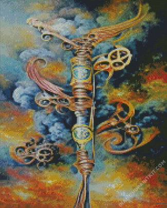 Cute Caduceus Diamond Painting