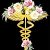 Floral Caduceus Diamond Painting