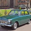 Green Ford Cortina Diamond Painting