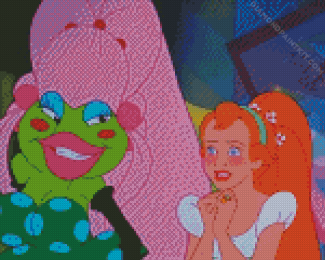 Thumbelina And Mrs Toad Diamond Painting