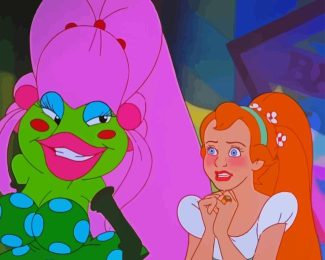 Thumbelina And Mrs Toad Diamond Painting