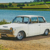 White Ford Cortina Diamond Painting