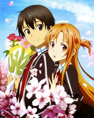 Kirito Asuna Diamond Painting