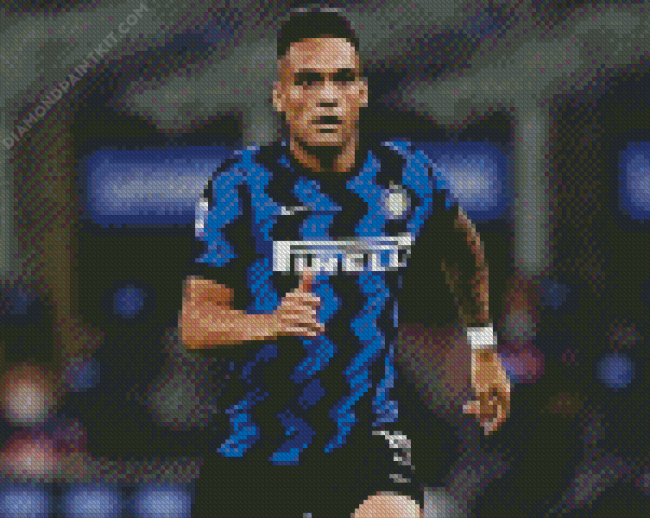 Footballer Lautaro Martinez Diamond Painting