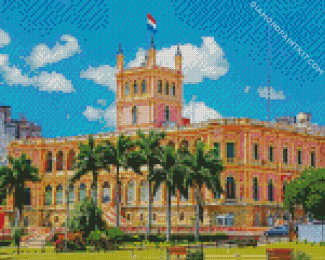 Paraguay Building Diamond Painting