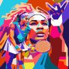 Serena Williams Pop Art Diamond Painting