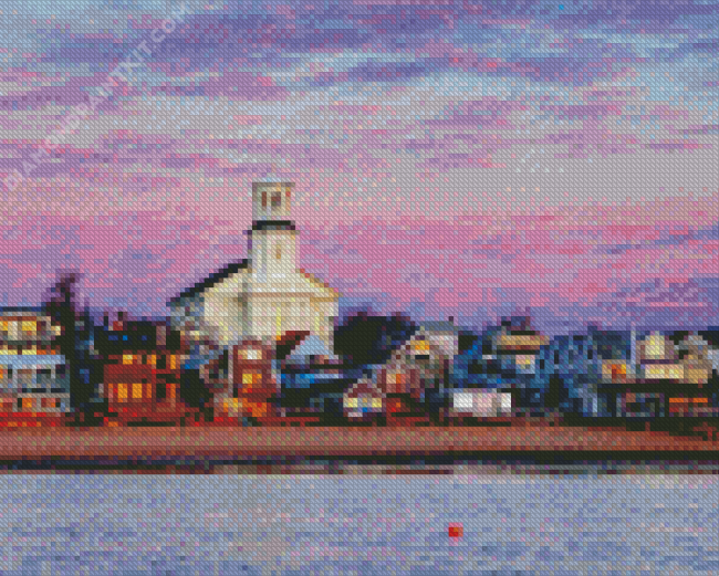 Provincetown Sunset Diamond Painting