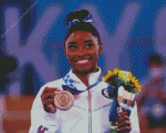 Simone Biles Diamond Painting