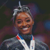 The American Gymnast Simone Biles Diamond Painting