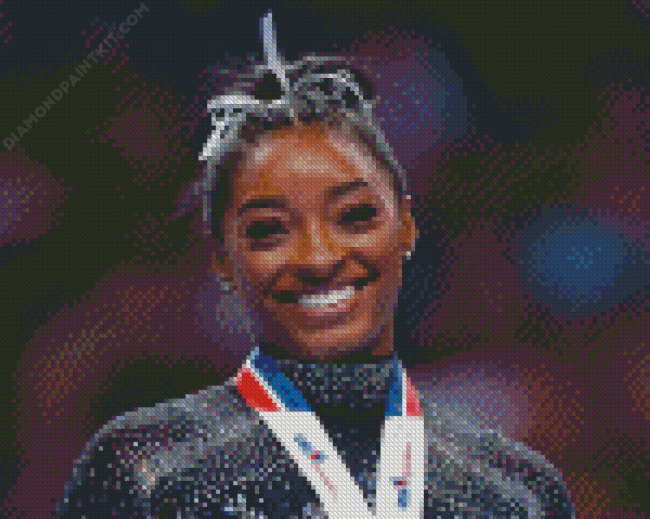 The American Gymnast Simone Biles Diamond Painting