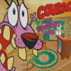 Courage The Cowardly Dog Animation Diamond Painting